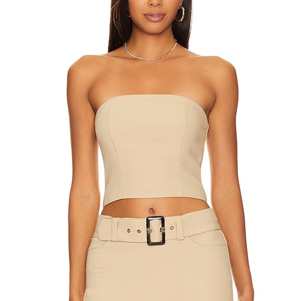 Strapless Tan bustier